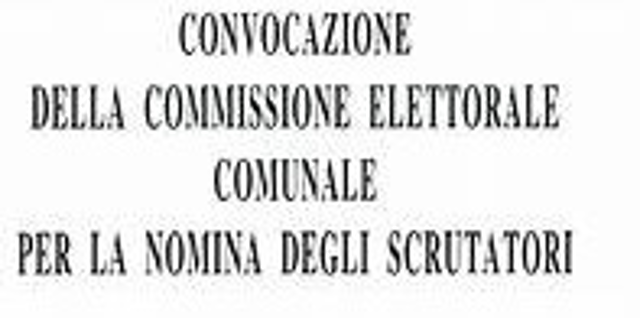 Convocazione Commissione Elettorale