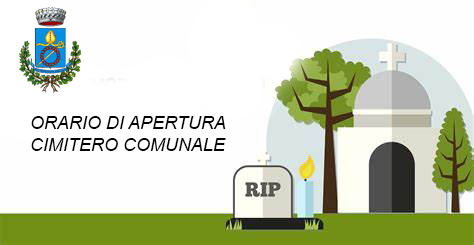 Servizio Cimiteriale in occasione della Commemorazione dei Defunti